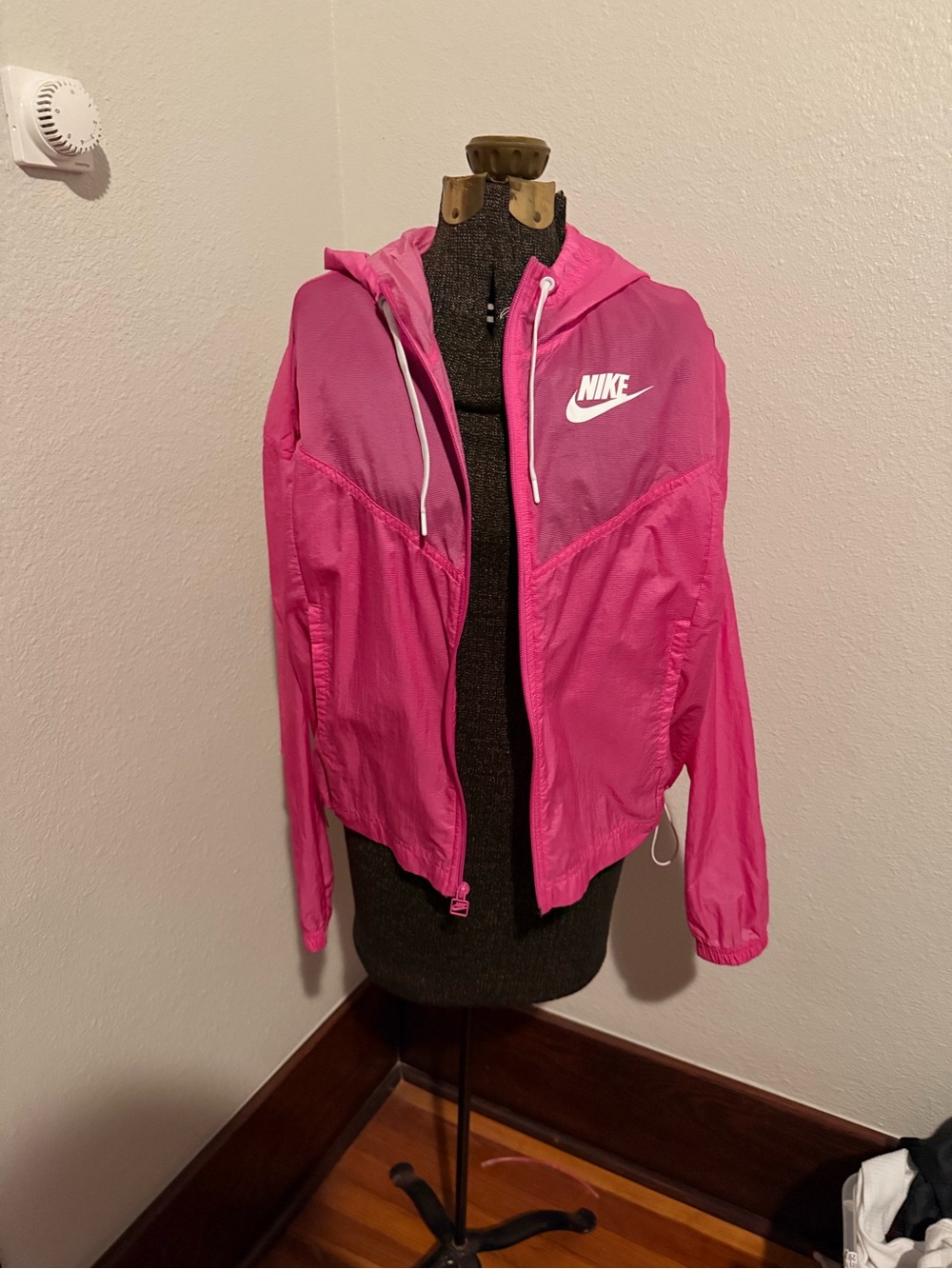 Limited edition Nike Pink Hooded Windbreaker Jacket